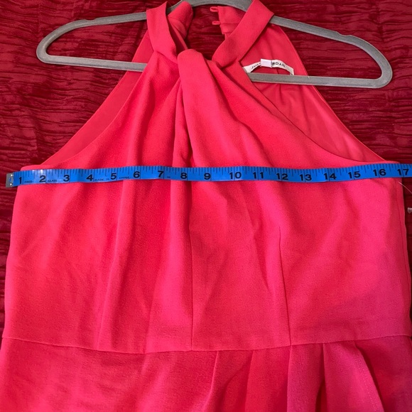 NWT Julia Jordan Knot Neck Tulip Hem Coral Dress SIZE 6 - Picture 12 of 14